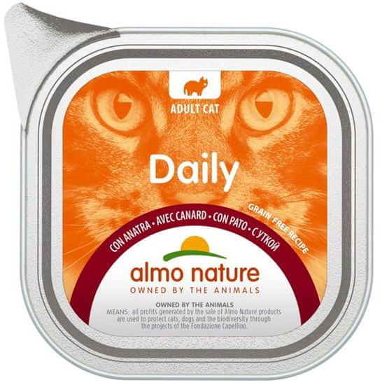 Almo Nature Daily Menu cat van. kachna 100g