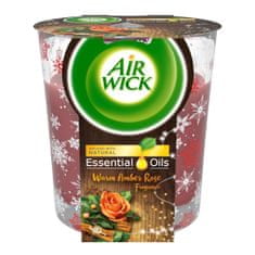 Air wick svíčka vonná sklo JANTAROVÁ RŮŽE 105g AIRWICK