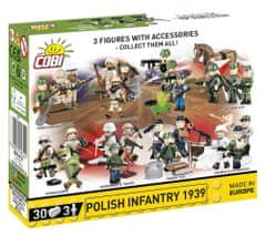 Cobi 2052 3 figurky s doplňky Polská pěchota 1939, 30 k