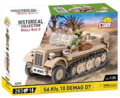 Cobi 2273 II WW Sd.Kfz. 10 DEMAG, 1:35, 283 k, 1 f