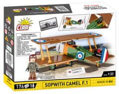 Cobi 2987 Great War Sopwith Camel F.1, 1:32, 176 k, 1 f