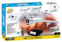 Cobi 5823 Cold War MIG-17 FRESCO, 1:32, 568 k, 1 f