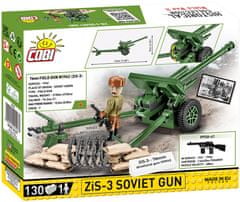 Cobi 2293 II WW ZiS 3 Soviet gun, 1:35, 130 k, 1 f