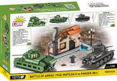 Cobi 2284 II WW Battle of Arras Matilda II vs Panzer 38, 1:35, 1015 k