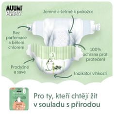 MUUMI BABY 3 Midi 5-8 kg (150 ks), měsíční balení eko plen