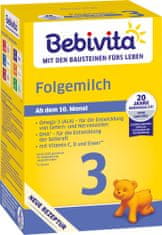 Bebivita 4x Mléko 3 Instantní pokračovací mléčná výživa od uk. 9. měsíce, 500 g