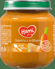 Hami Zelenina s králíkem (125 g) - maso-zeleninový příkrm