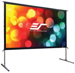 Elite Screens plátno mobilní outdoor stativ 100" (254 cm)/ 16:9/ 124,5 x 221,5 cm/ hliníkový rám/ Gain 1,1/ CineWhite