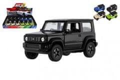 Welly Auto Suzuki Jimny kov/plast 11cm 4 barvy na zpětné natažení