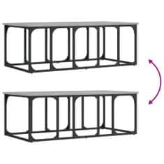 Vidaxl Konferenční stolek šedý sonoma 100x50x35,5 cm kompozitní dřevo