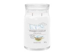 Yankee Candle Aromatická svíčka Signature sklo velké Clean Cotton 567 g