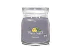 Yankee Candle Aromatická svíčka Signature sklo střední Black Tea & Lemon 368 g