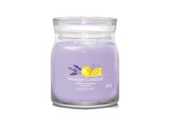 Yankee Candle Aromatická svíčka Signature sklo střední Lemon Lavender 368 g