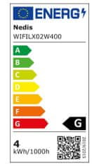 Nedis Wi-Fi chytré dekorativní LED/ teplá až studená bílá/ 400 LED's/ Android & iOS/ SmartLife/ 20 m