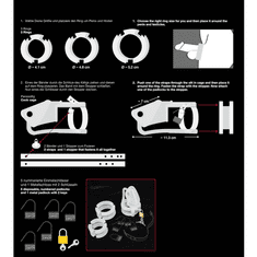 You2toys Pás cudnosti Cock Cage Set 15 pcs.