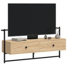 Vidaxl TV skříňka nástěnná dub sonoma 100,5x30x51 cm kompozitní dřevo