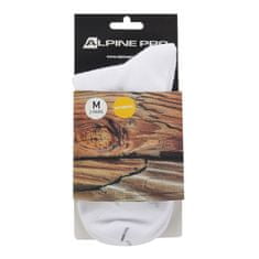 ALPINE PRO Ponožky dlouhé unisex 2ULIANO bílé 2páry - S