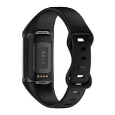 Drakero Silikonový pásek pro Fitbit Charge 5 černý