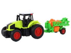 Lean-toys Traktor S Rc Postřikovačem Na Dálkové Ovládání 1:16