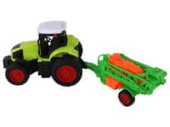 Lean-toys Traktor S Rc Postřikovačem Na Dálkové Ovládání 1:16