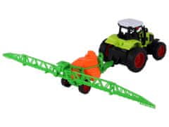 Lean-toys Traktor S Rc Postřikovačem Na Dálkové Ovládání 1:16