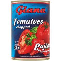 Giana Rajčata krájená loupaná 425g