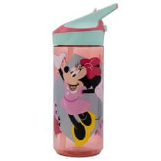 Stor Plastová láhev s výsuvnou brčkem MINNIE MOUSE, Tritan 620ml, 74697