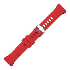 FIXED Silikonový řemínek Silicone Strap pro Honor Band 6/7, červený