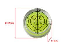 SEFIS 32mm mini vodováha s magnetem