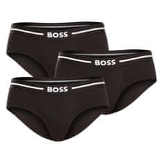 BOSS 3PACK pánské slipy černé (50510679 001) - velikost L