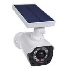 LTC SOL1800S Solární atrapa kamery, LED osvětlení, senzor pohybu, bílá 74214