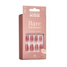 OEM Kiss Artificial Nails Bare But Better - Nude (velikost M) 1Op.(28ks)