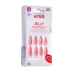 OEM Kiss Artificial Nails Jelly Fantasy - Be Jelly 1Op.(28St)