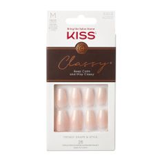 OEM Umělé nehty Kiss Classy Nails - Cozy Meets Cute (velikost M) 1Op.(28ks)