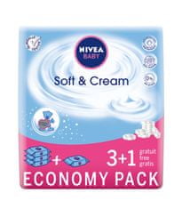 OEM Nivea Baby Chusteczki Soft &amp; Cream 63Szt X 4 (3+1)