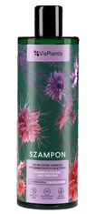 OEM Vis Plantis Herbal Vital Care šampon pro jemné a objemné vlasy (černý rybíz - bavlna - len) 400 ml