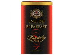 sarcia.eu BASILUR English Breakfast - Jemně nakrájený černý listový čaj v ozdobné plechovce, 100g x3