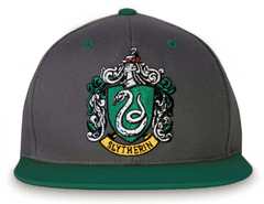 CurePink Dětská snapback čepice - kšiltovka Harry Potter: Zmijozel - Slytherin (nastavitelná)