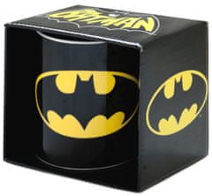 CurePink Keramický hrnek DC Comics|Batman: Logo (objem 300 ml)