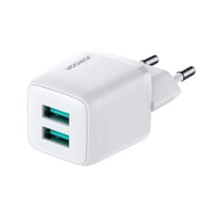 Joyroom JoyRoom - síťová nabíječka - 2 x USB + rychlé nabíjení - 12W, 2,4A - Černá KP28091