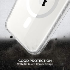 Techsuit Kryt iPhone 15 Pro, Techsuit - MagSafe Pro, transparentní