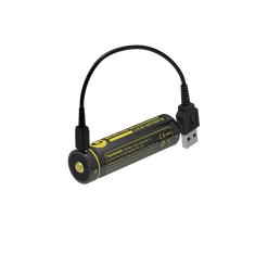 Nitecore Li-ion akumulátor 18650 s Micro-USB dobíjením, 2600mAh