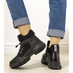 Dámské zateplené traperské boty s gumičkou Adalgisa velikost 36
