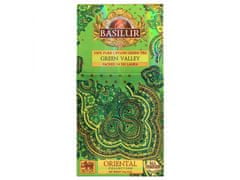 Basilur BASILUR - Green Valley, Vysokohorský zelený čaj ze Srí Lanky, 100g x1