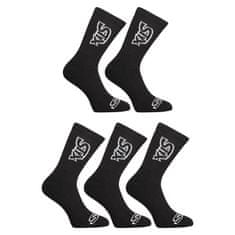Styx 5PACK ponožky vysoké černé (5HV960) - velikost XL