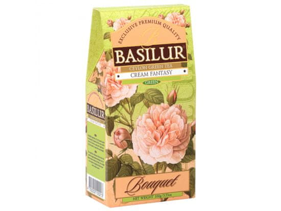 Basilur BASILUR Cream Fantasy - Cejlonský zelený čaj s ovocnými aromaty, 100 g