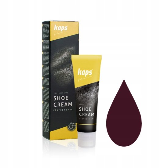 Kaps Krém na boty Shoe Cream - 75 ml - Maroon