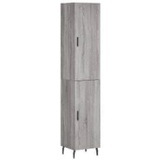 Vidaxl Skříň highboard šedá sonoma 34,5 x 34 x 180 cm kompozitní dřevo