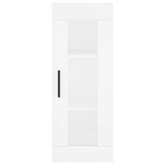 Greatstore Skříň highboard bílá 34,5 x 34 x 180 cm kompozitní dřevo