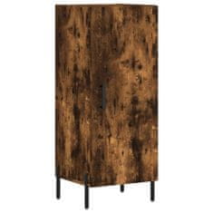 Greatstore Skříň highboard kouřový dub 34,5 x 34 x 180 cm kompozitní dřevo